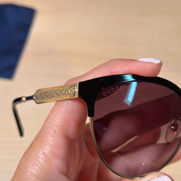 Gucci Sunglasses - Black & Gold main image 13